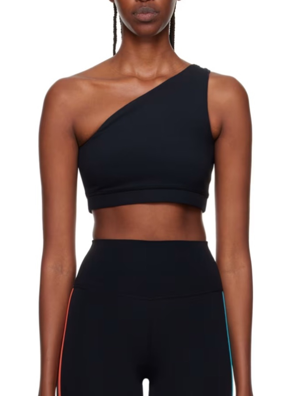 Splits59 Josie One-Shoulder Bra - Black